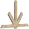Ekena Millwork Kennewick Rough Sawn Timber Gable Bracket, Douglas Fir, 84"W x 56"H x 4"D x 6"F, 16/12 Pitch GBW084X56X0406KEN00RDF - alternate 3